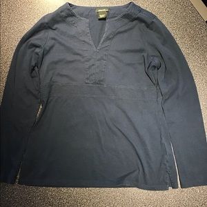 Eddie Bauer Long Sleeve V-Neck Shirt - WS